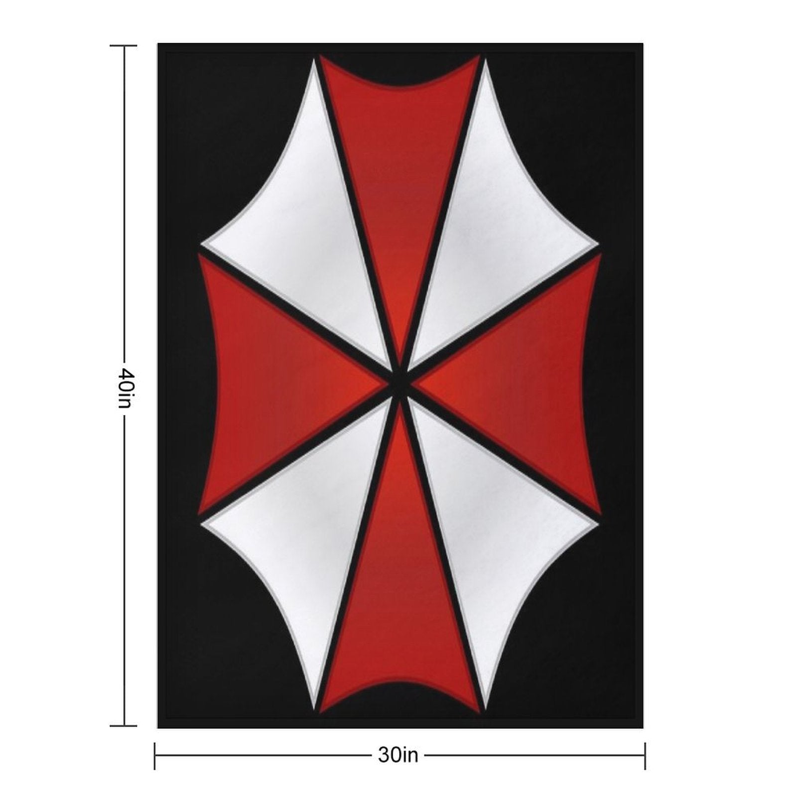 Umbrella Corporation Symbol Wrinkle-free Throw Blanket