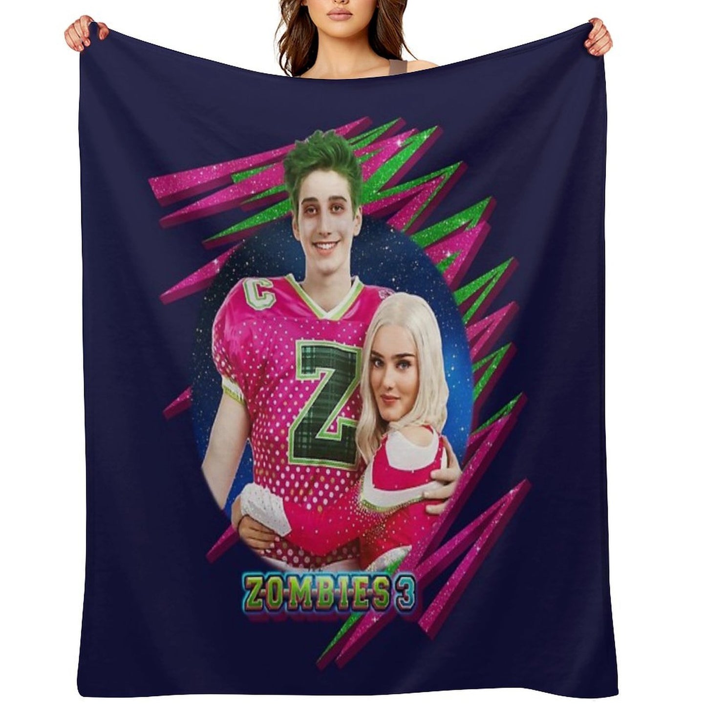 Zombies 3 - Zed And Addison Machine-washable Throw Blanket