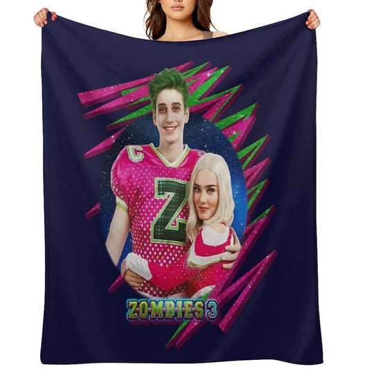 Zombies 3 - Zed And Addison Machine-washable Throw Blanket