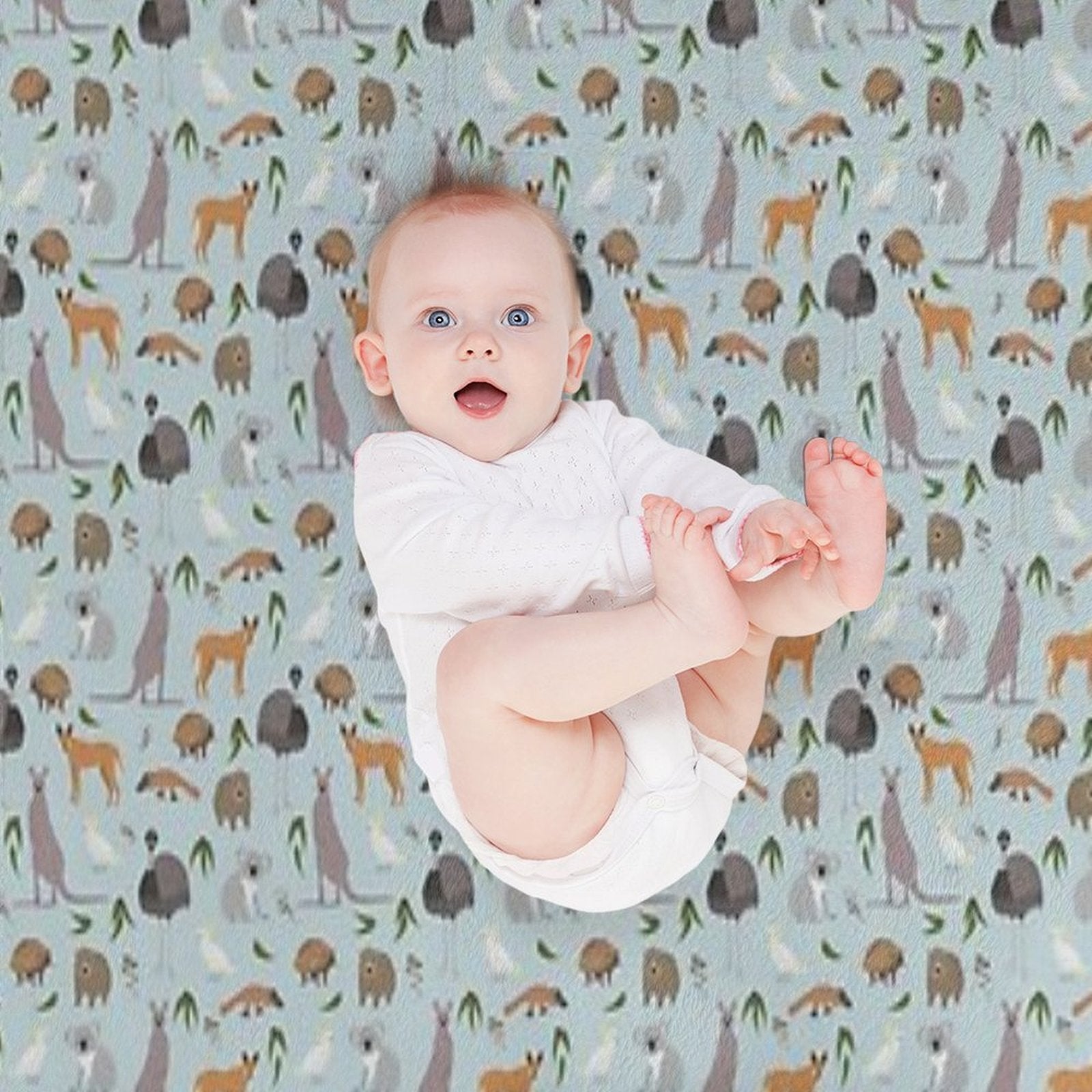 Australian Animals Machine-washable Throw Blanket