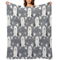 LOVE Old English Sheepdog - Black And White 1 Velvety-soft Throw Blanket