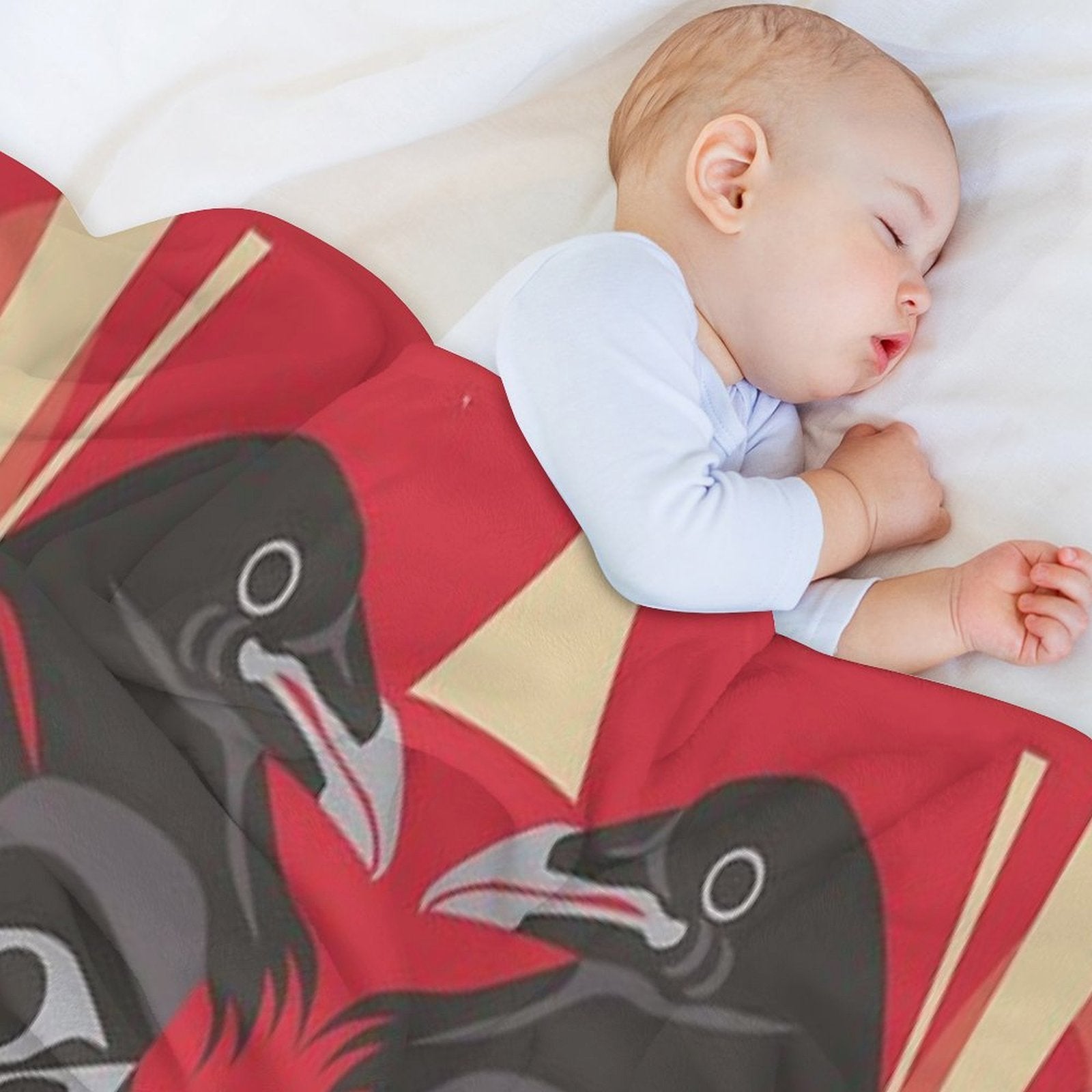 Raven Vision Gift-ready Throw Blanket