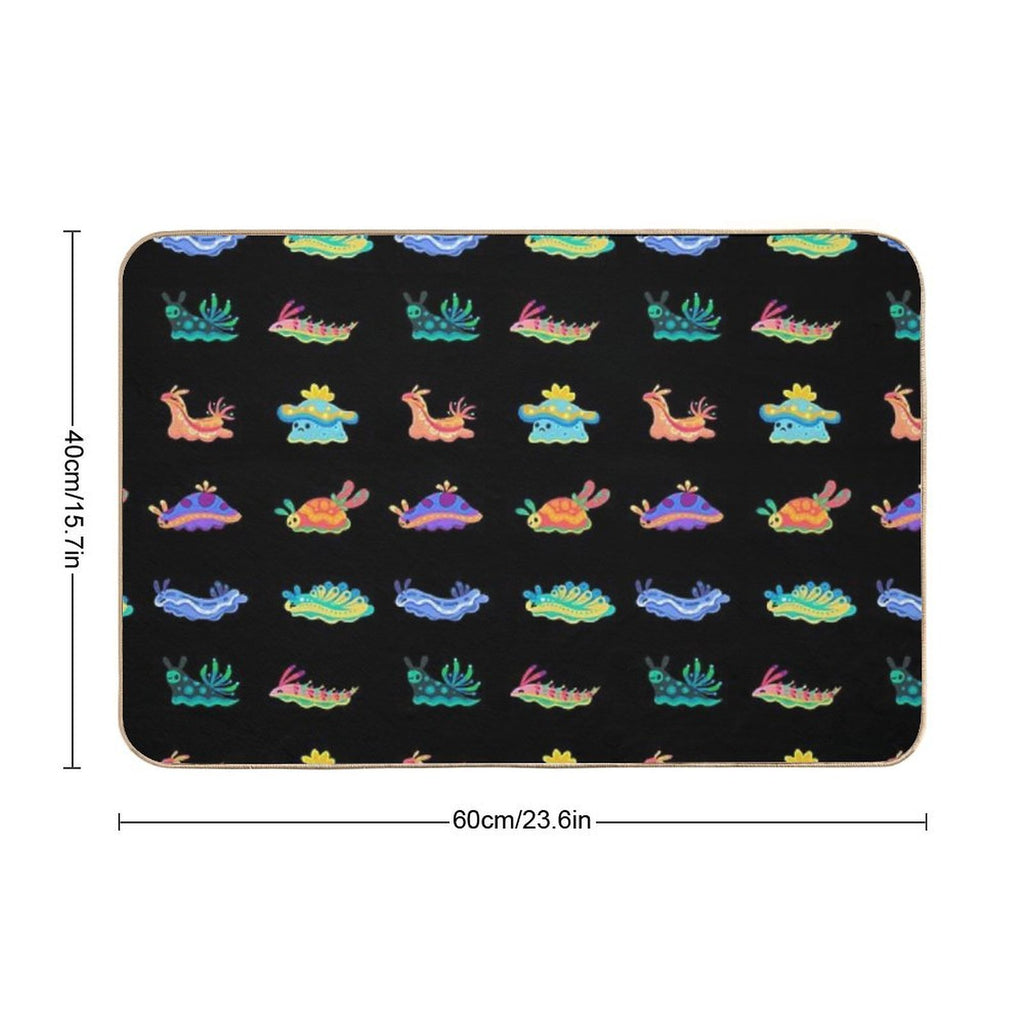 Sea Slug  Fade-Resistant Bath Mat