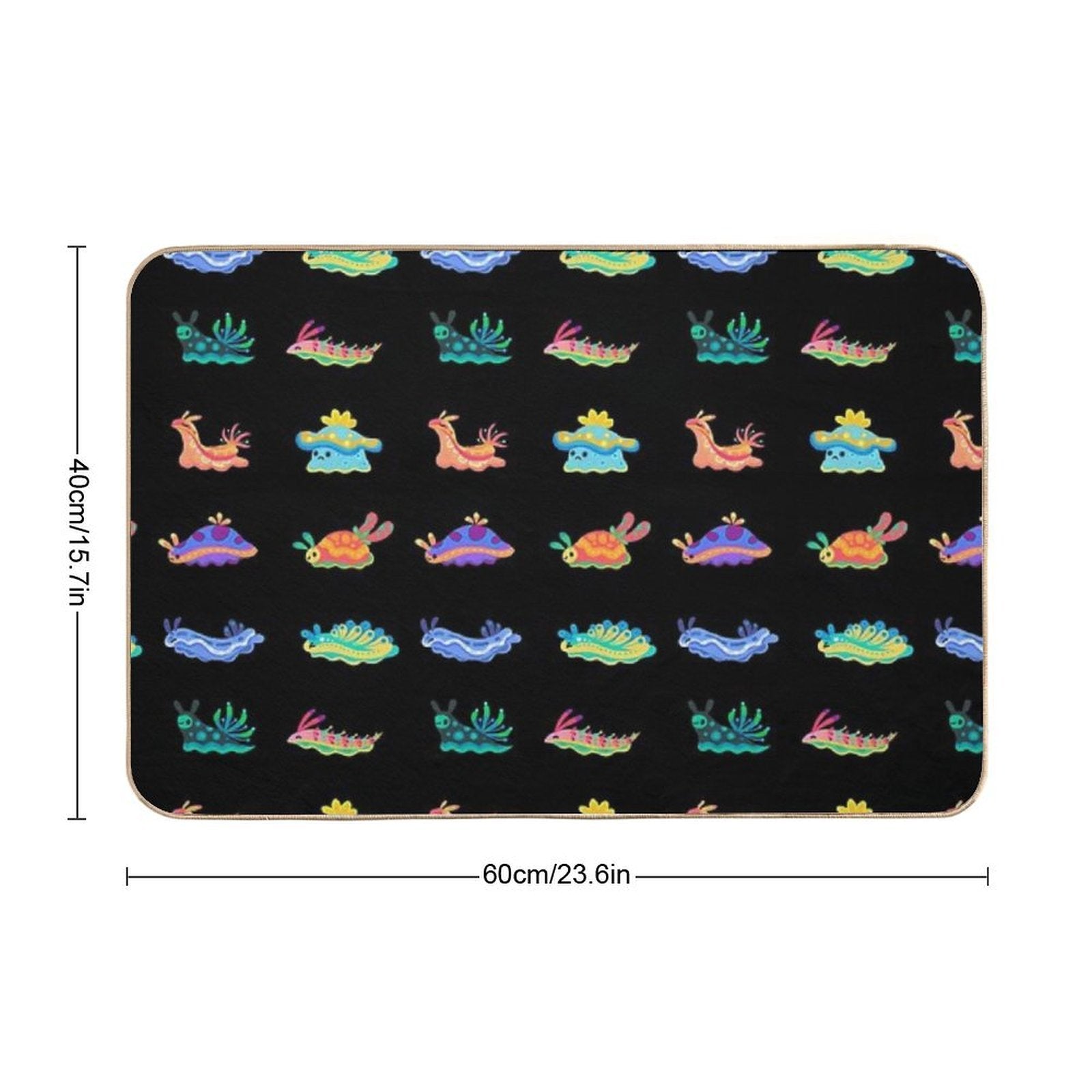 Sea Slug  Fade-Resistant Bath Mat
