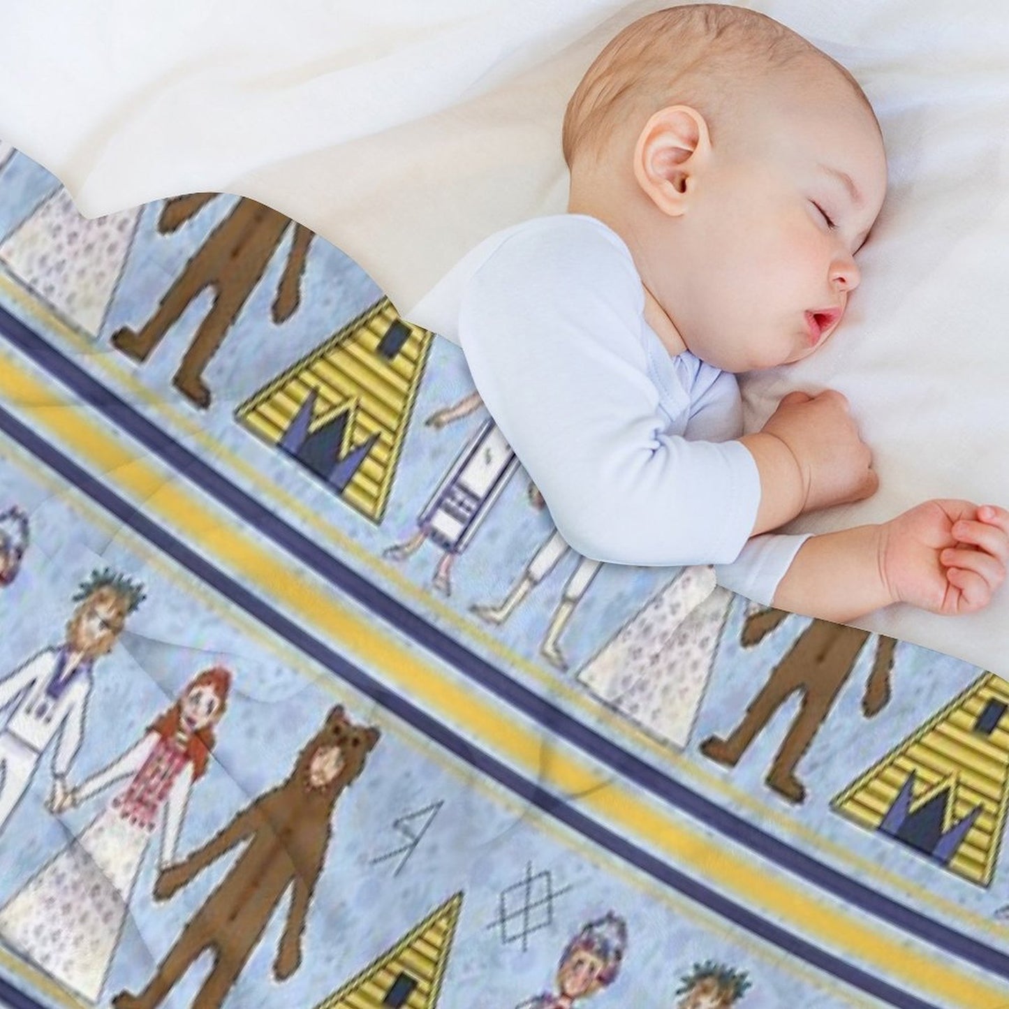 Midsommar Pattern #2 Plush Throw Blanket