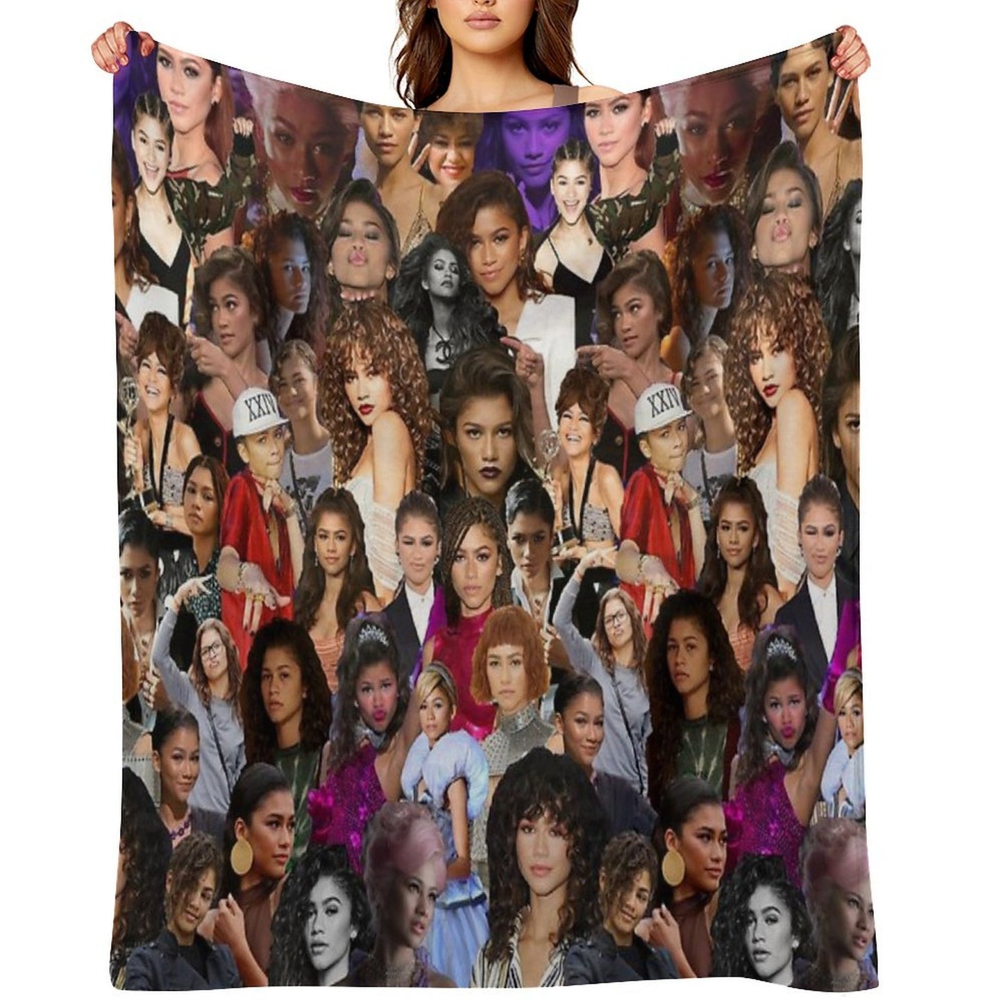 Zendaya Collage Versatility Throw Blanket