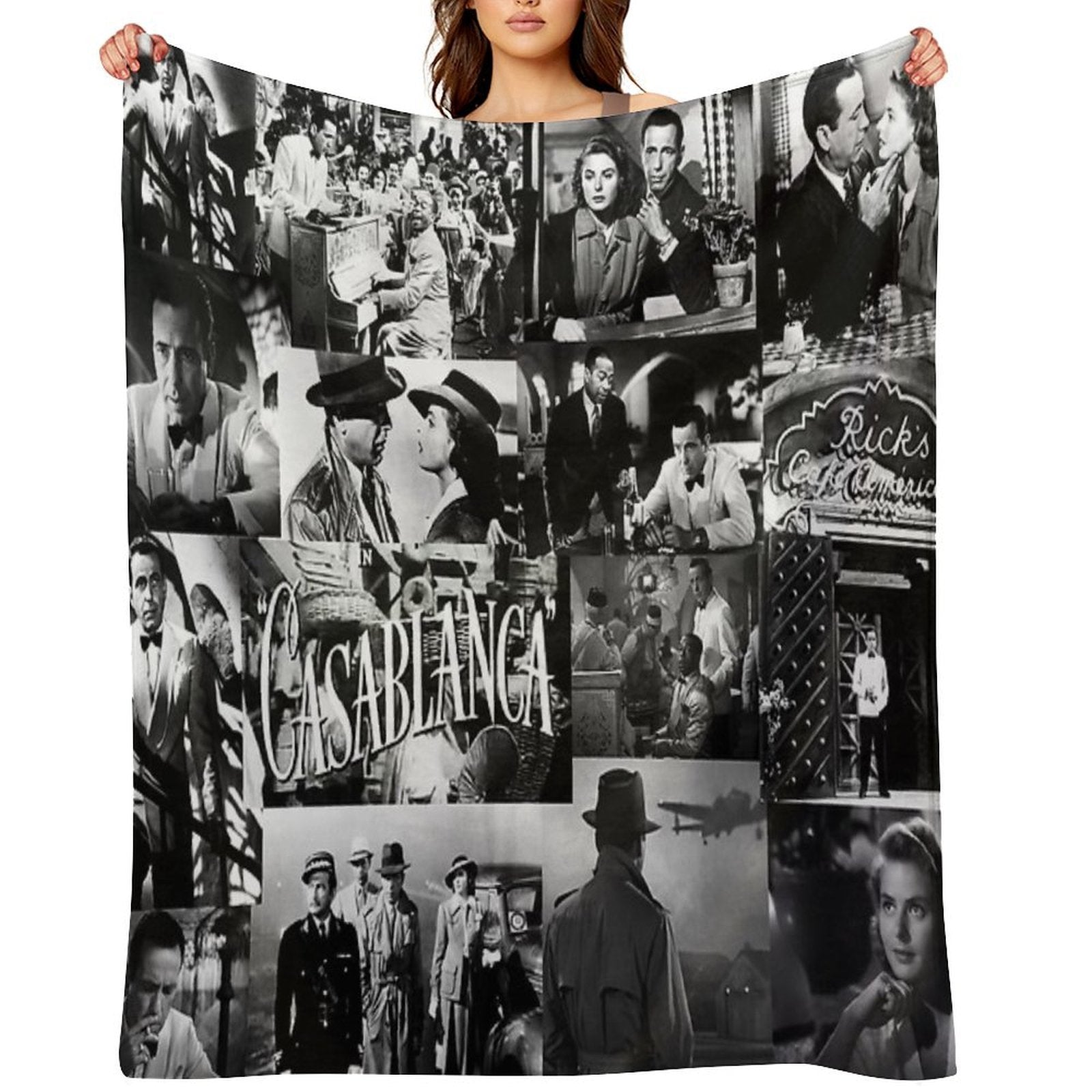Casablanca Velvety-soft Throw Blanket