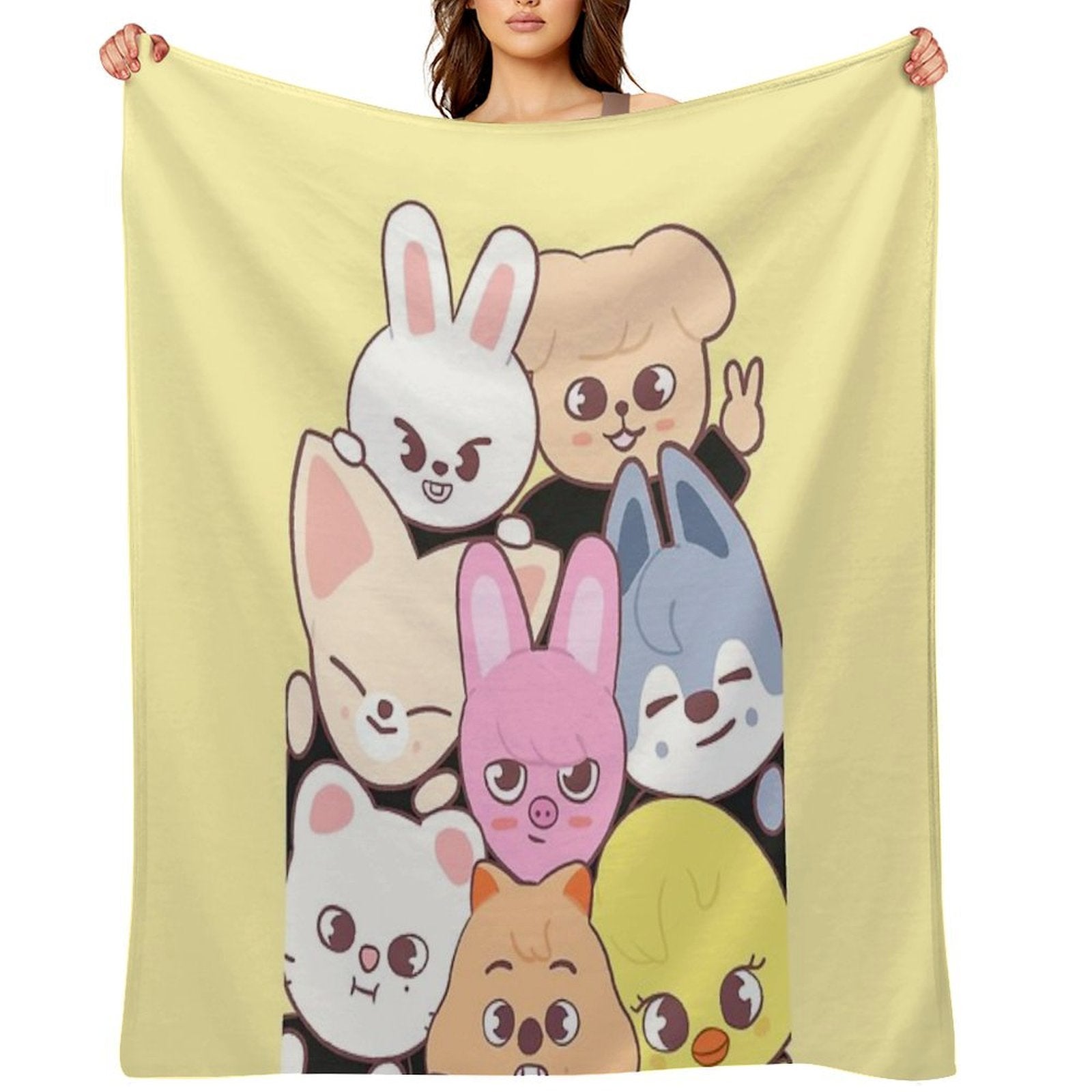 Stray Kids - Skzoo Versatility Throw Blanket