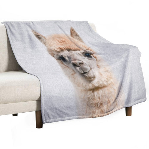 Alpaca - Colorful Velvety-soft Throw Blanket