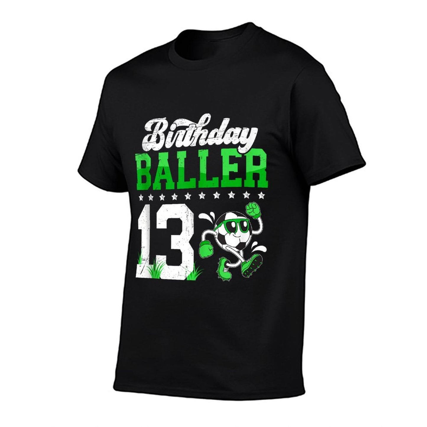 13th Soccer Birthday Party Thirteen Year Old Soccer Player  Lightweight T-Shirt