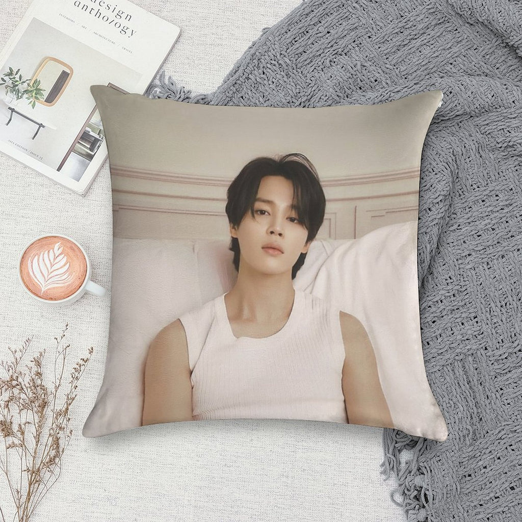 Jimin Face Soft Multiple Sizes Throw Pillow