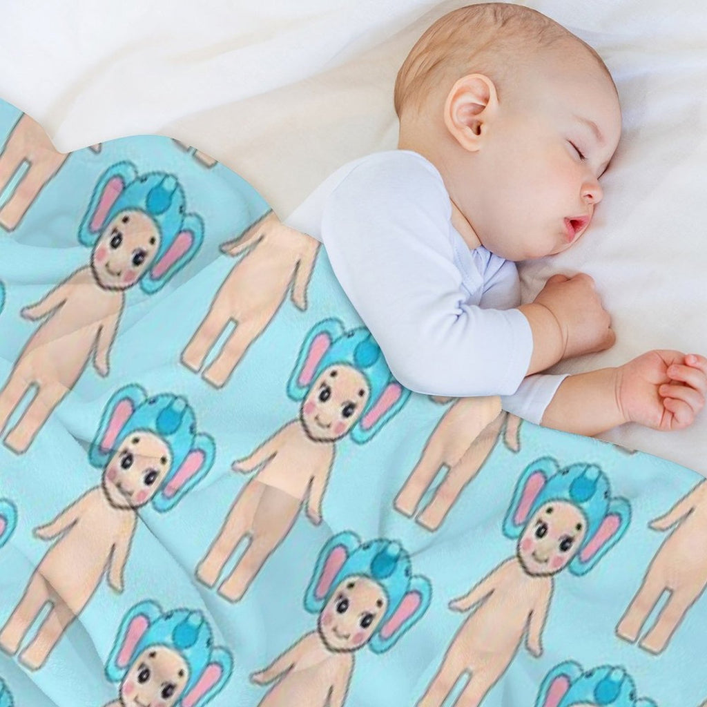 Sonny Angel Elephant Cute! Velvety-soft Throw Blanket