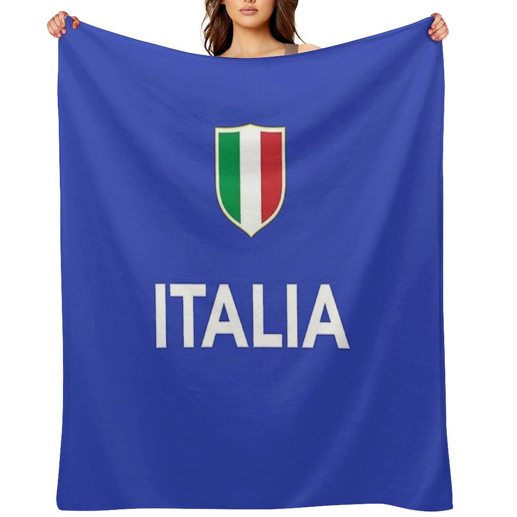 Italia Italian Forza Azzurri Versatility Throw Blanket