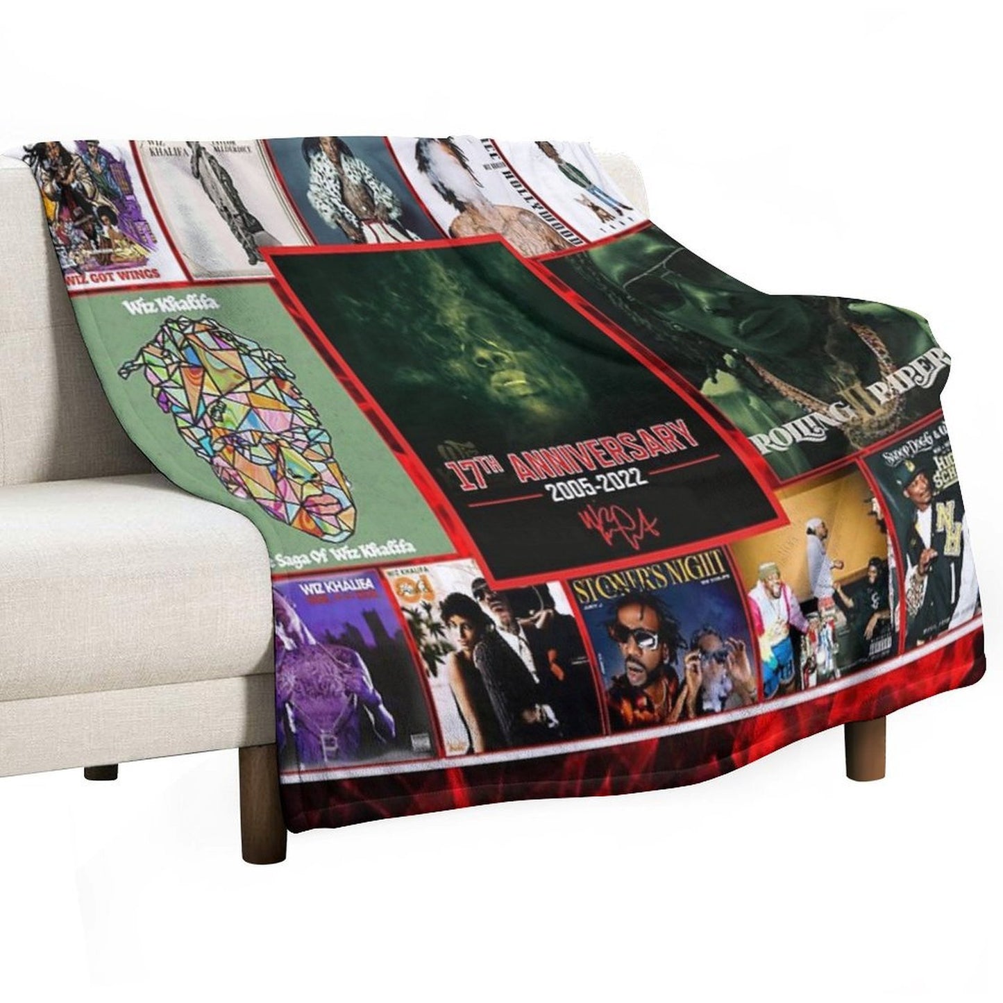 Greatest Albums 17th Anniversary 2005-2022 Plush Throw Blanket