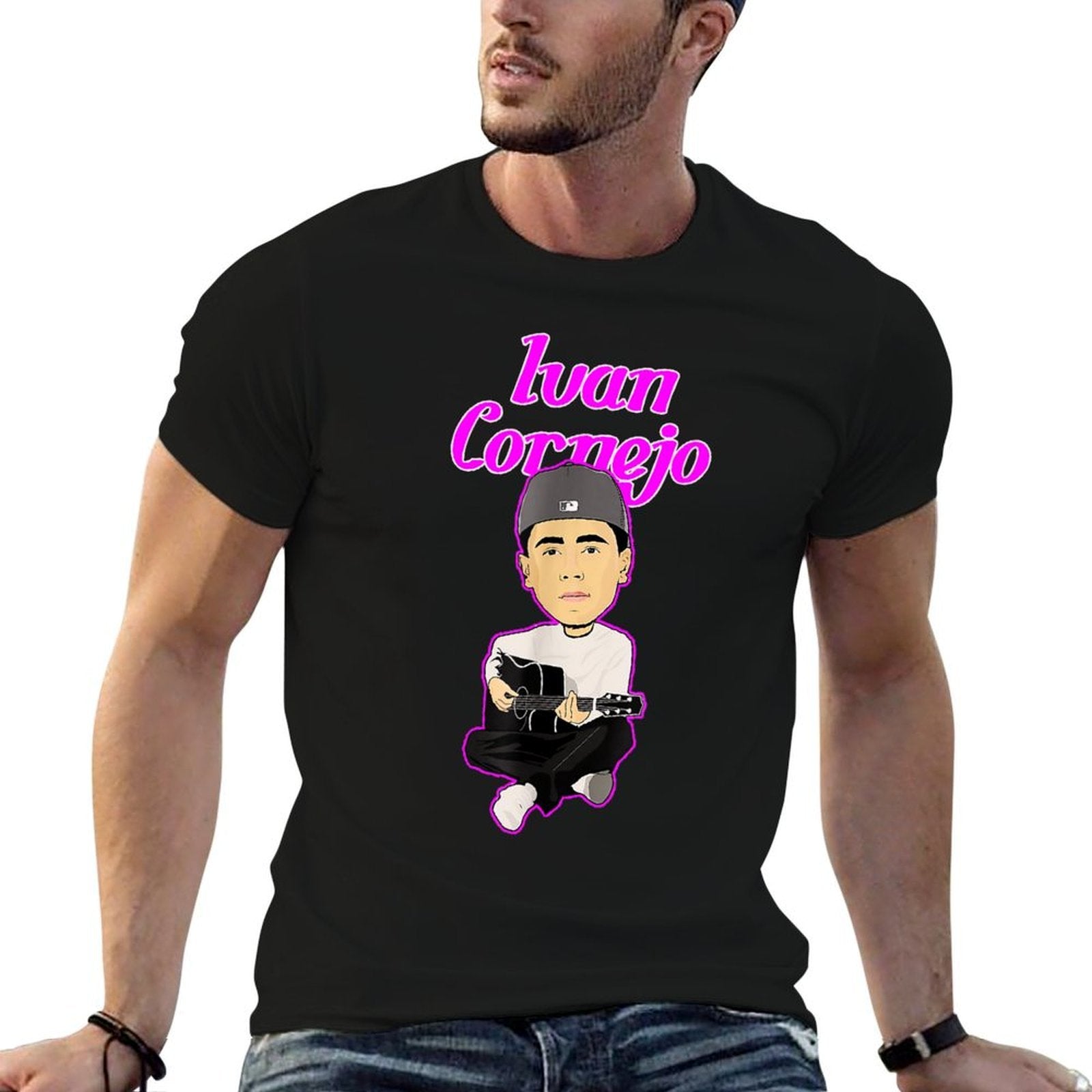 Ivan Mexico Cornejo Acustico Musica Cantante Music Mexico  Rolled Sleeves T-Shirt