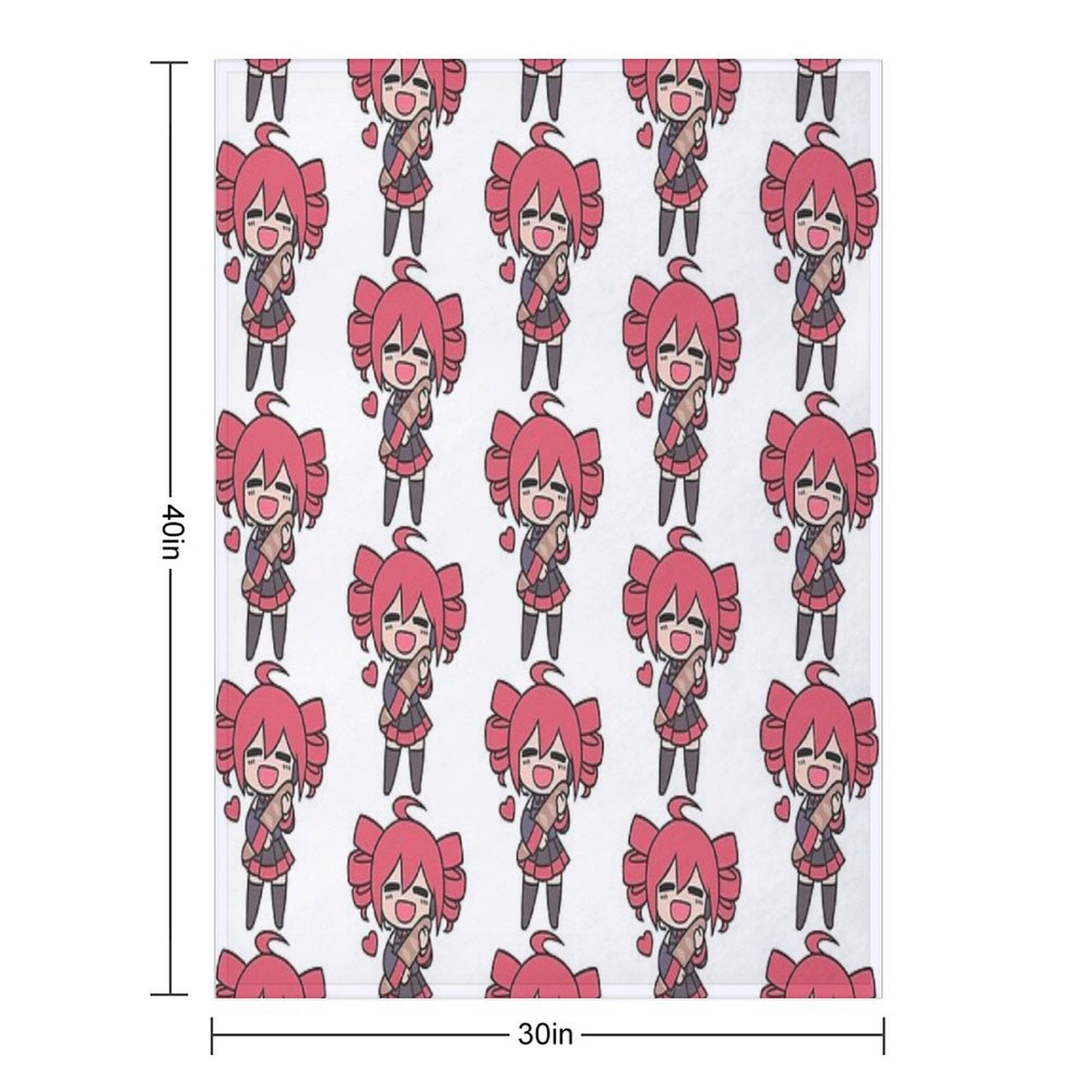 Teto Loves Bread Chibi Comfort Throw Blanket