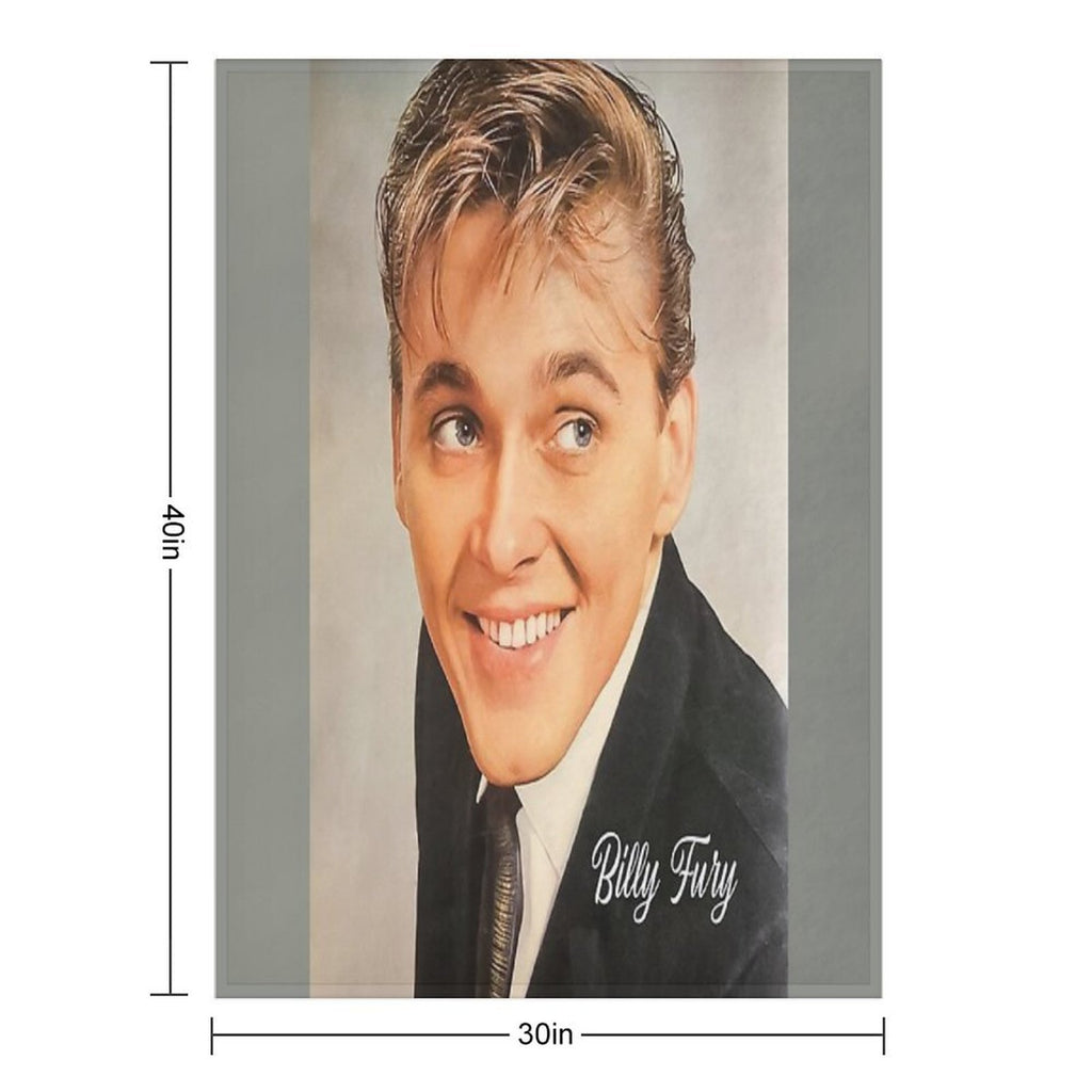 Billy Fury Machine-washable Throw Blanket