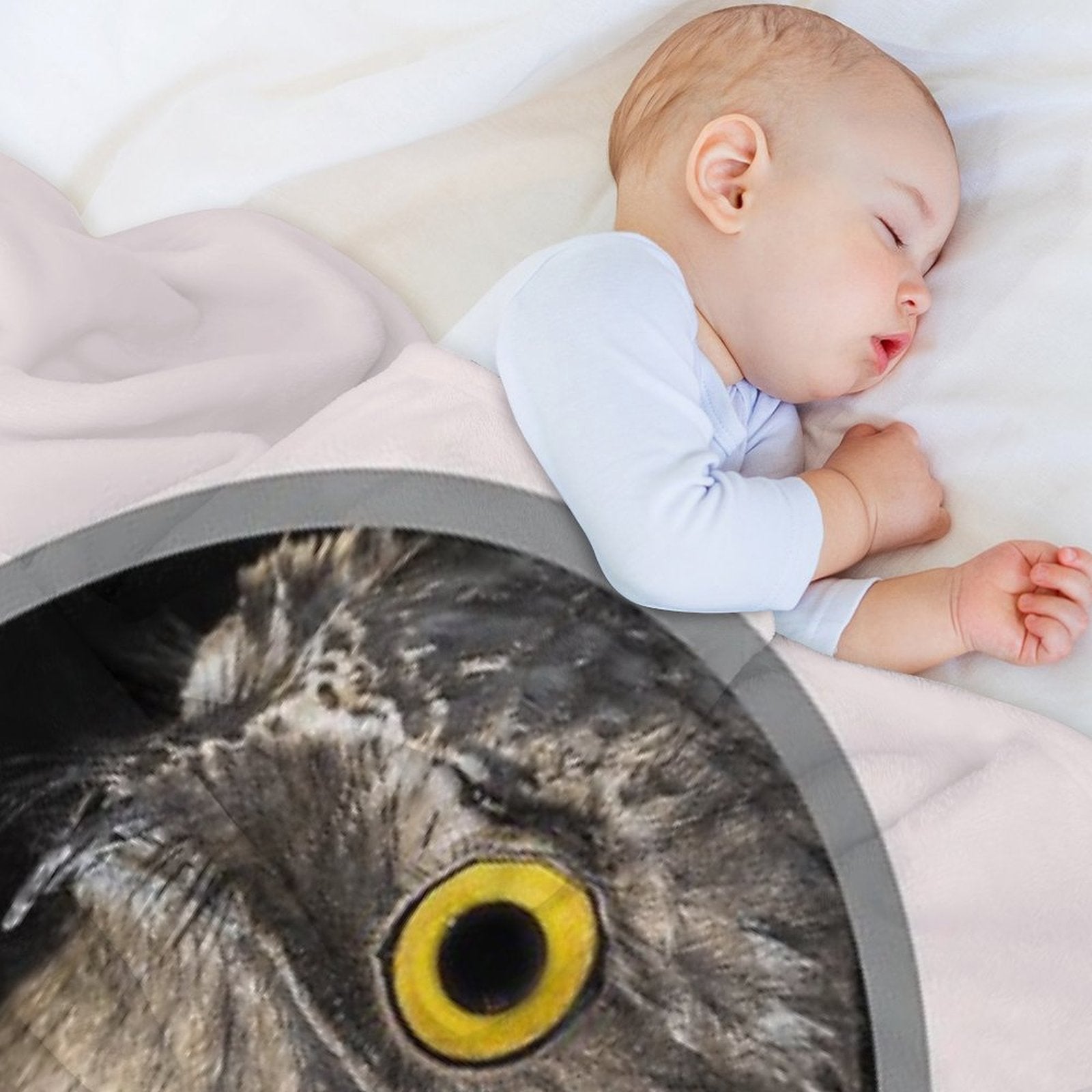 Potoo Bird Shrink-resistant Throw Blanket