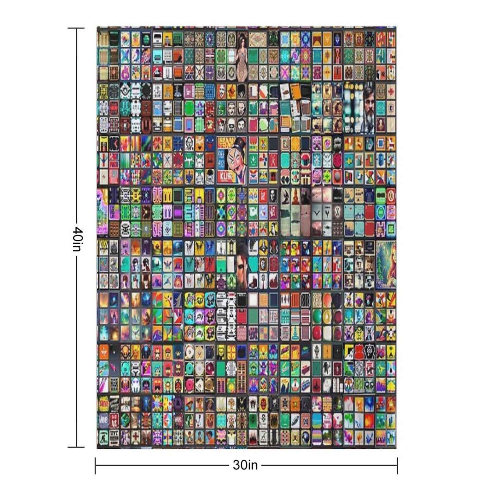 Variations on Tic Tac Toe Comfort Throw Blanket