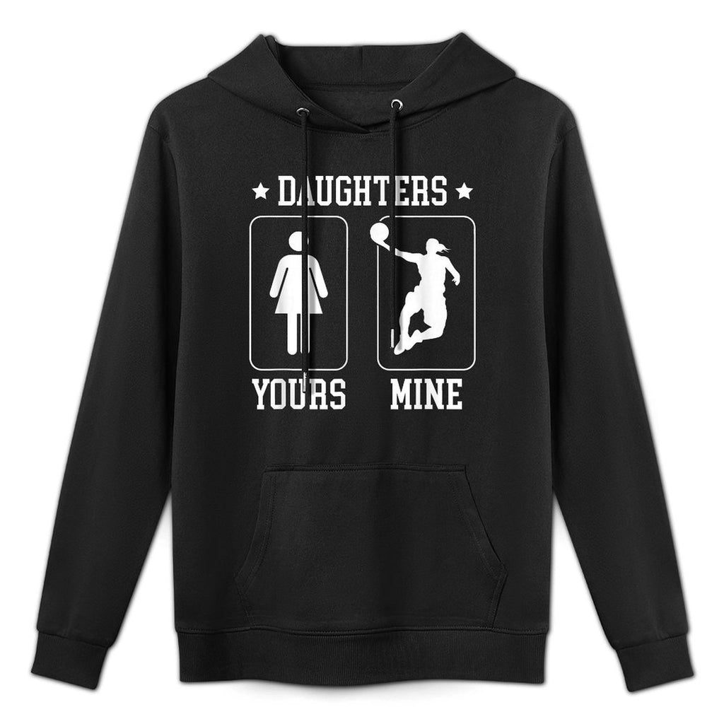 Daughters Basketball Dad Of A Basketball Player Father Unisex Design Hoodie