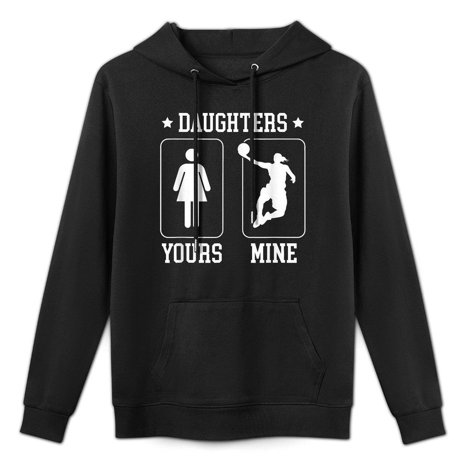 Daughters Basketball Dad Of A Basketball Player Father Unisex Design Hoodie