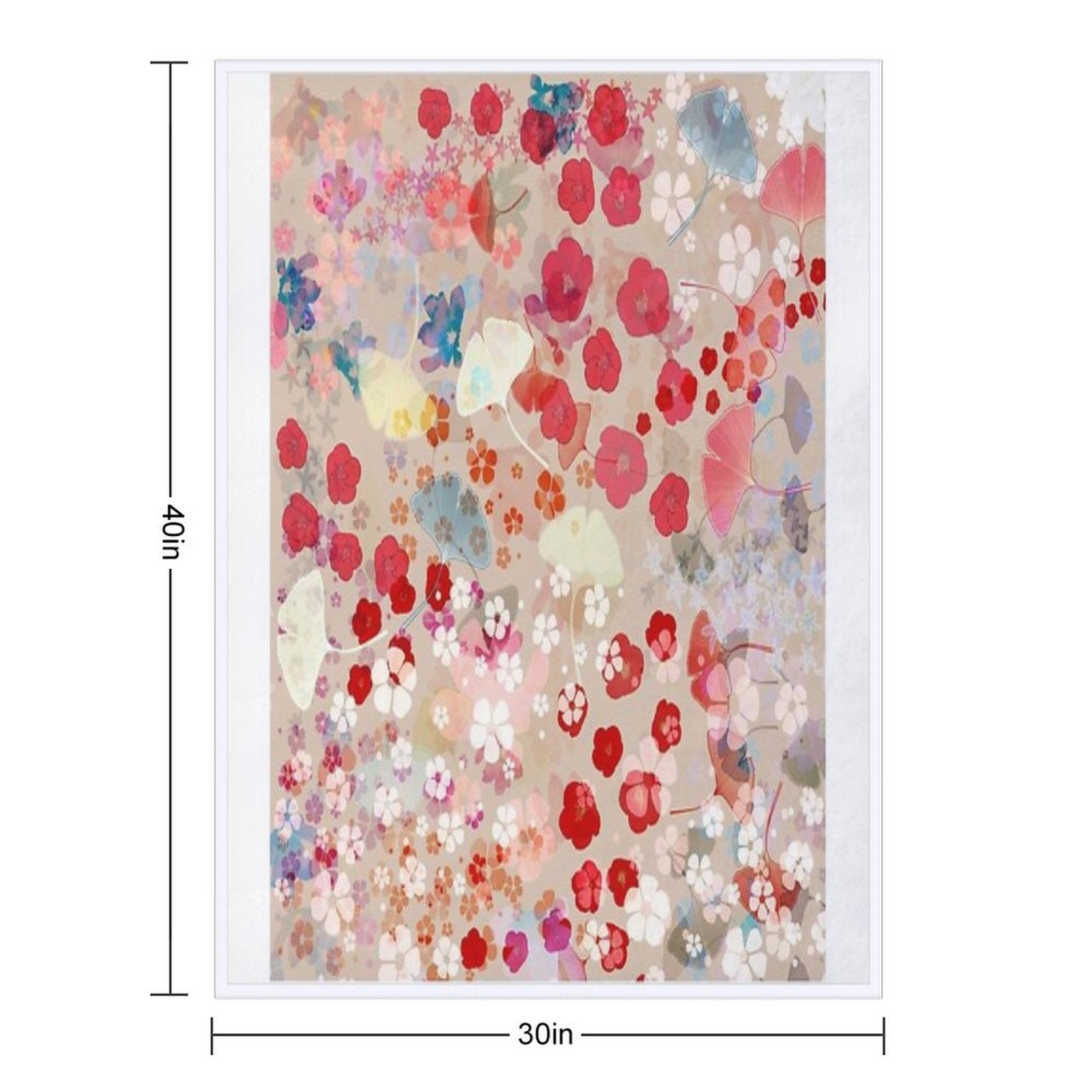 Blossom Compact Throw Blanket