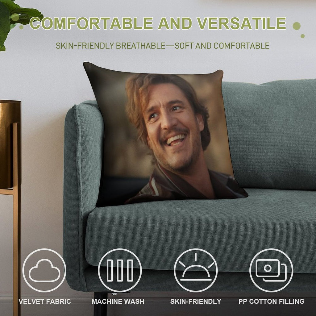 Unhinged Pedro Pascal Soft Multiple Sizes Throw Pillow