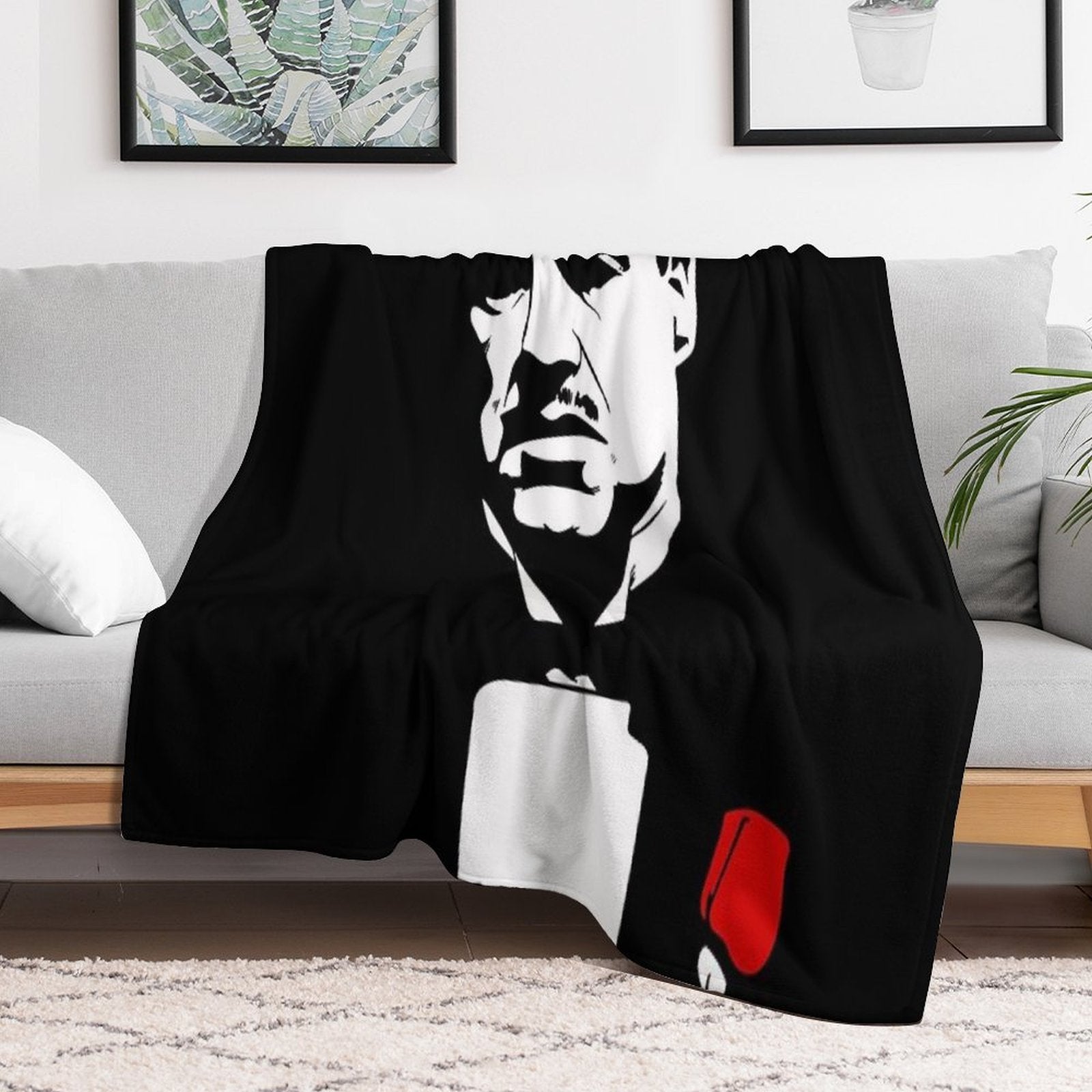 The Godfather Flower Comfort Throw Blanket