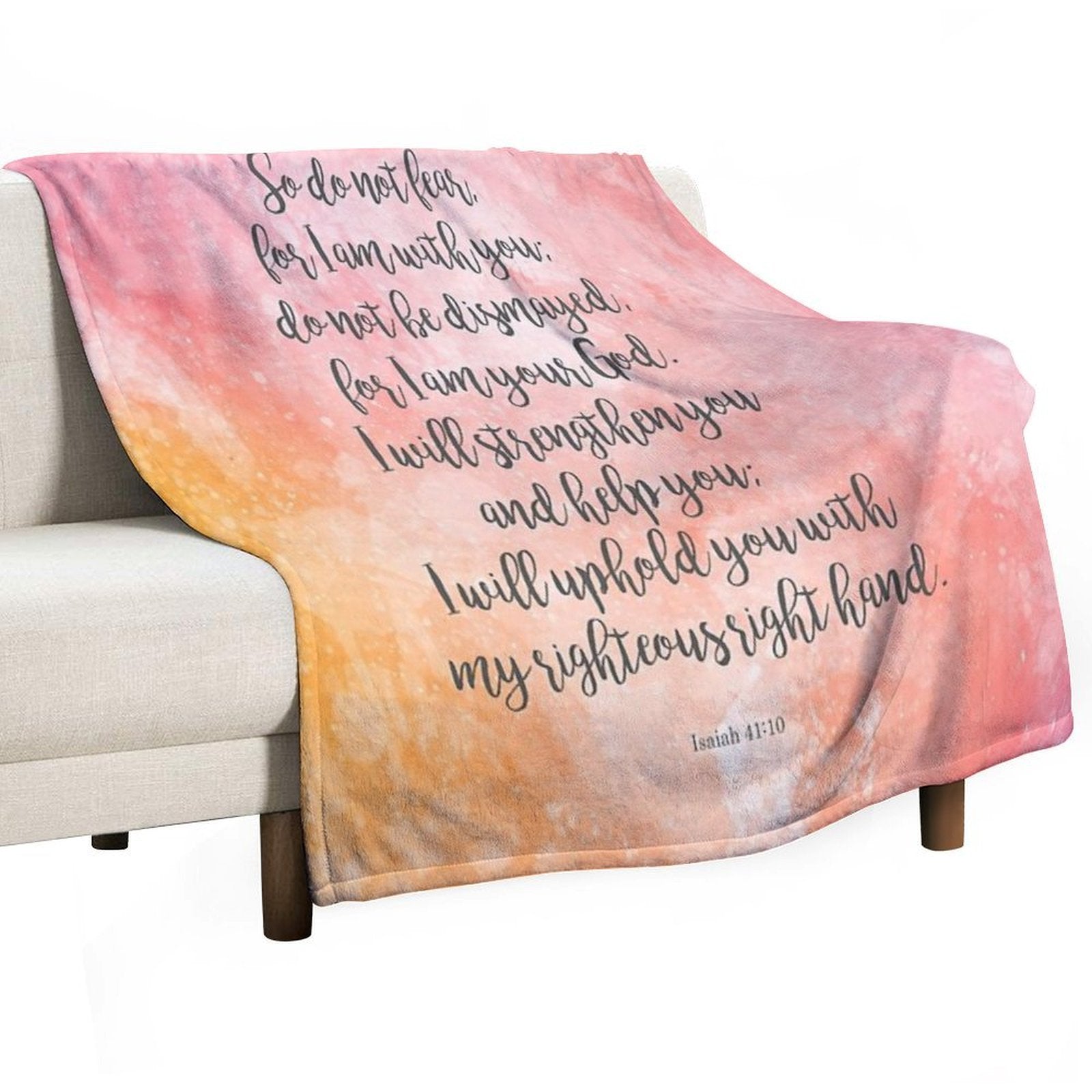 Isaiah 4110 Anti-pilling Throw Blanket