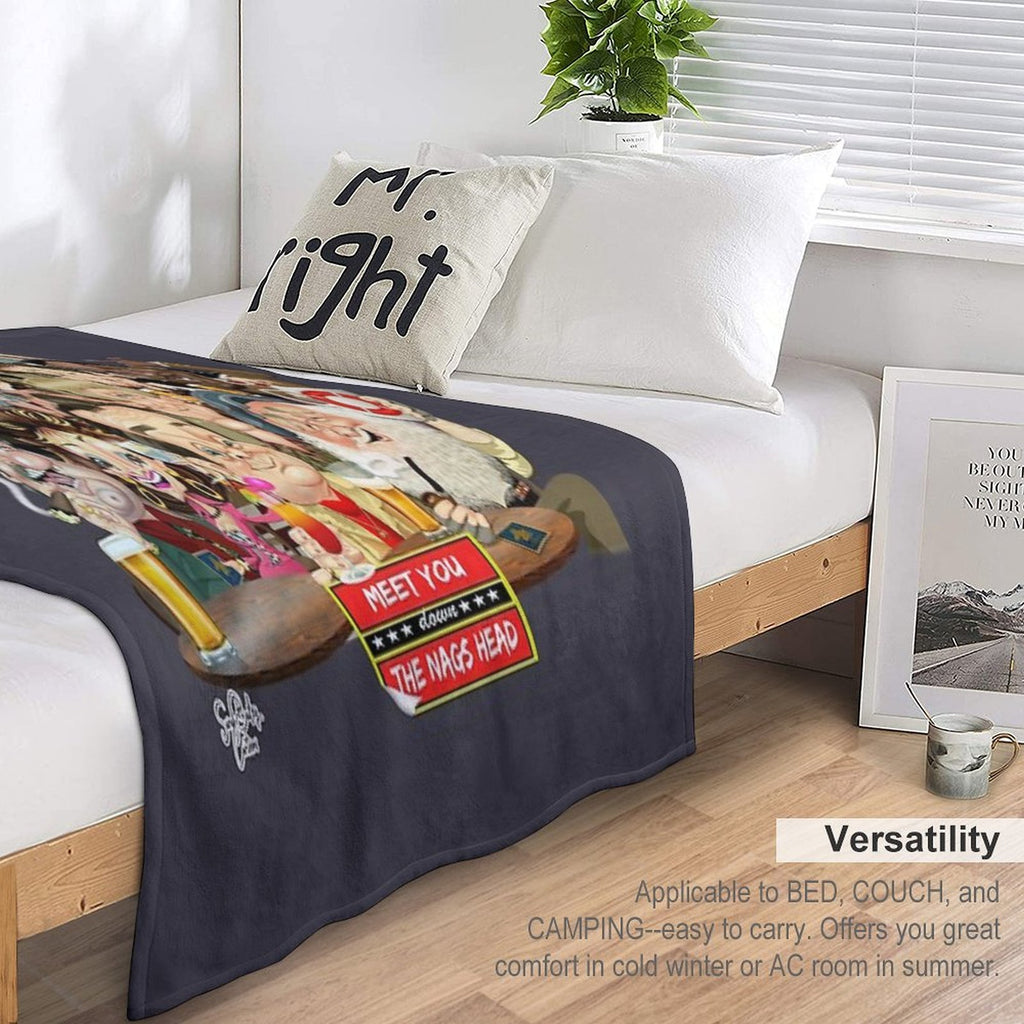 Down The Nags Head Collective Multi-functional Throw Blanket