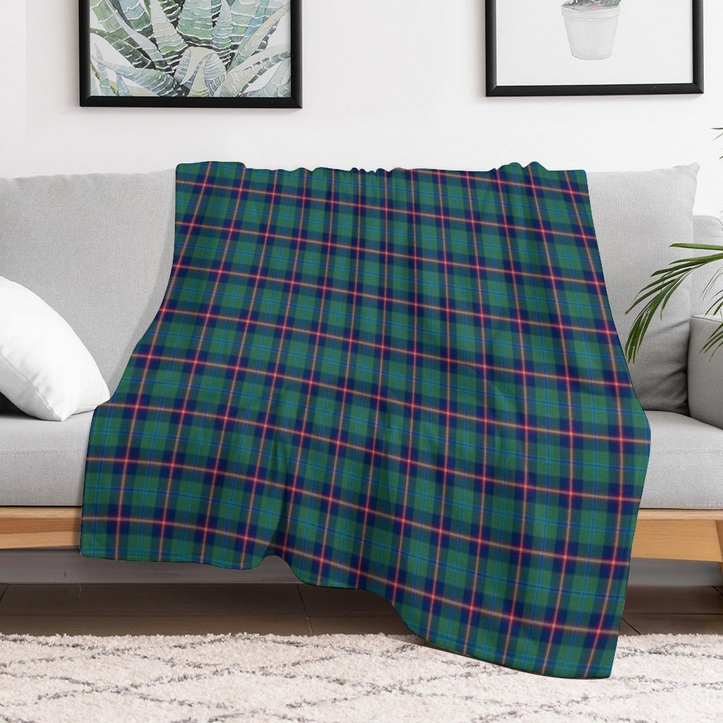 Clan Young Tartan Anti-pilling Throw Blanket