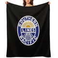 Vintage Southern Pacific Lines Railroad Quick-dry Throw Blanket