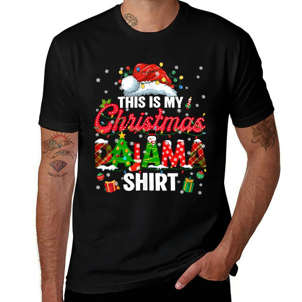 This Is My Christmas Pajamass Xmas Men Women Kid  Polyester Blend T-Shirt