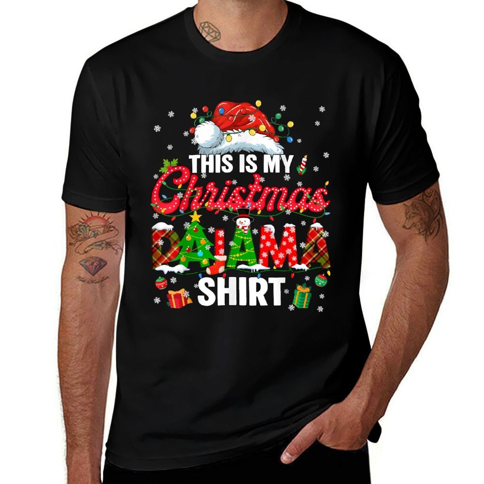 This Is My Christmas Pajamass Xmas Men Women Kid  Polyester Blend T-Shirt