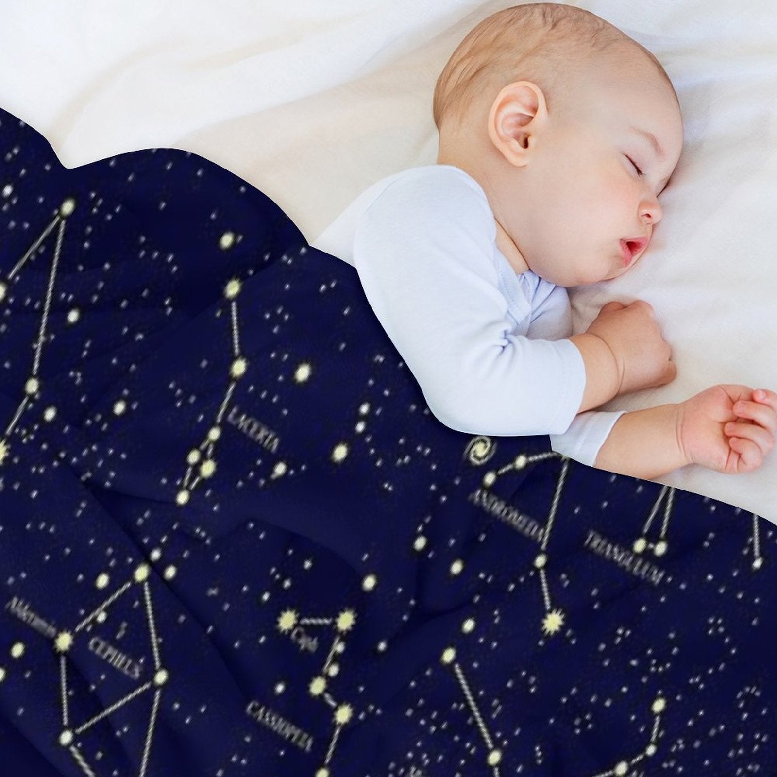 Constellation Astronomy Star Map Night Sky Velvety-soft Throw Blanket
