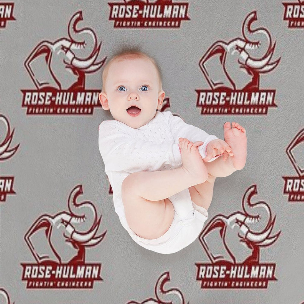 Engineers (Rose Hulman Fightin) Travel-friendly Throw Blanket