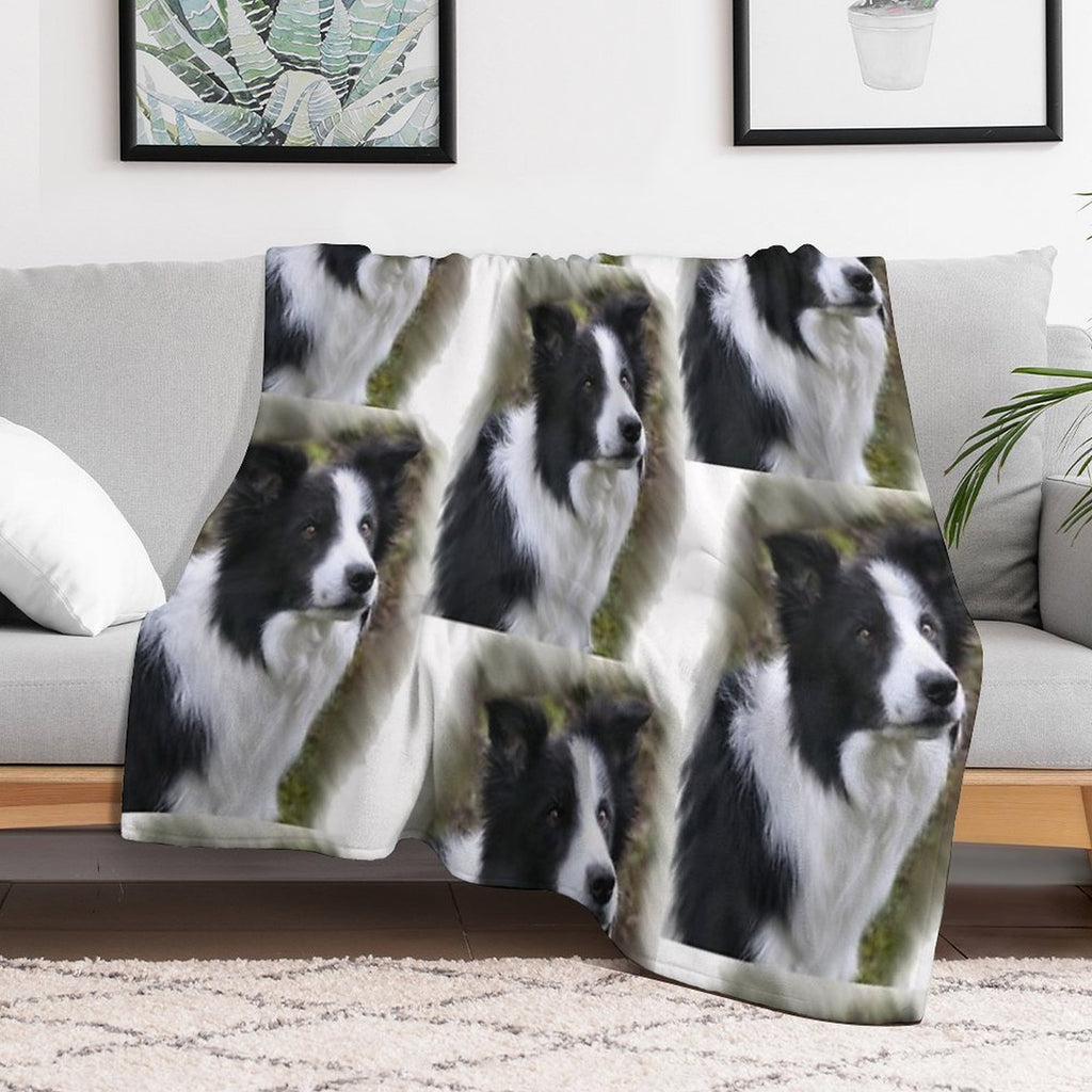 Border Collie Lover S Gifts Quick-dry Throw Blanket
