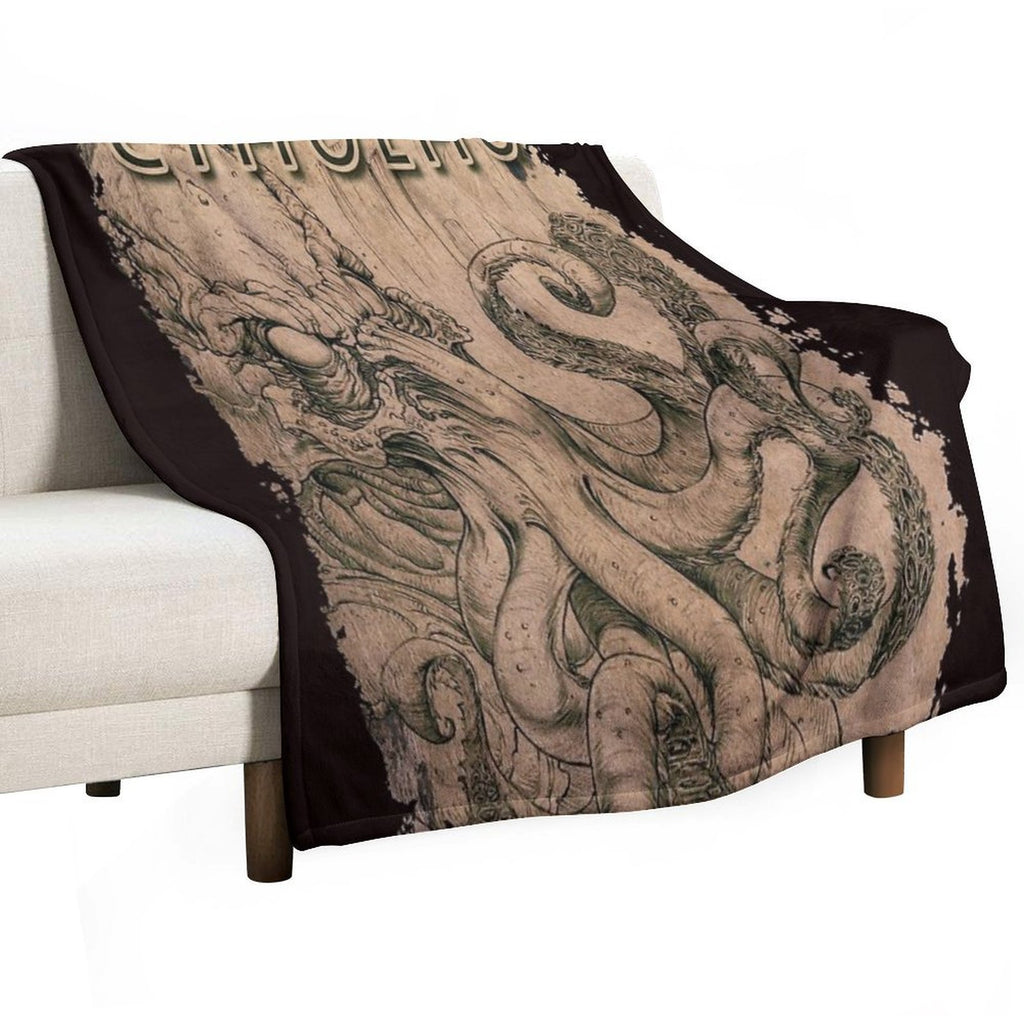 Cthulhu The Ancient Quick-dry Throw Blanket
