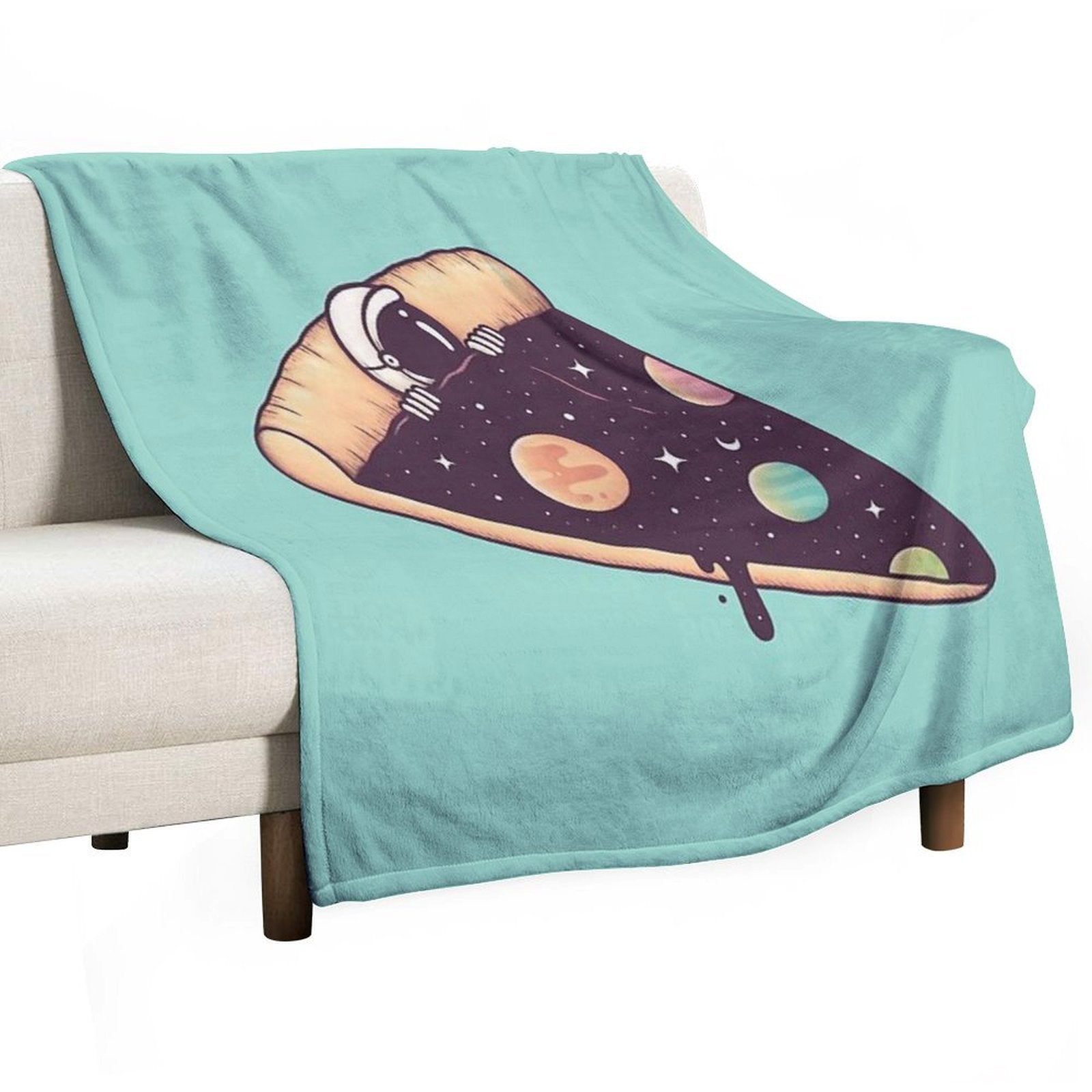 Galactic Deliciousness Eco-conscious Throw Blanket