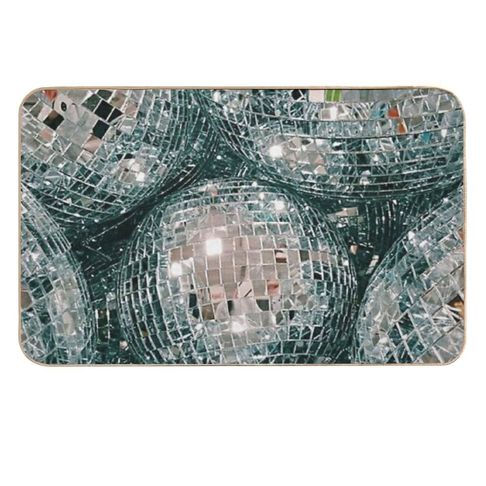 Disco Balls  Odorless Bath Mat