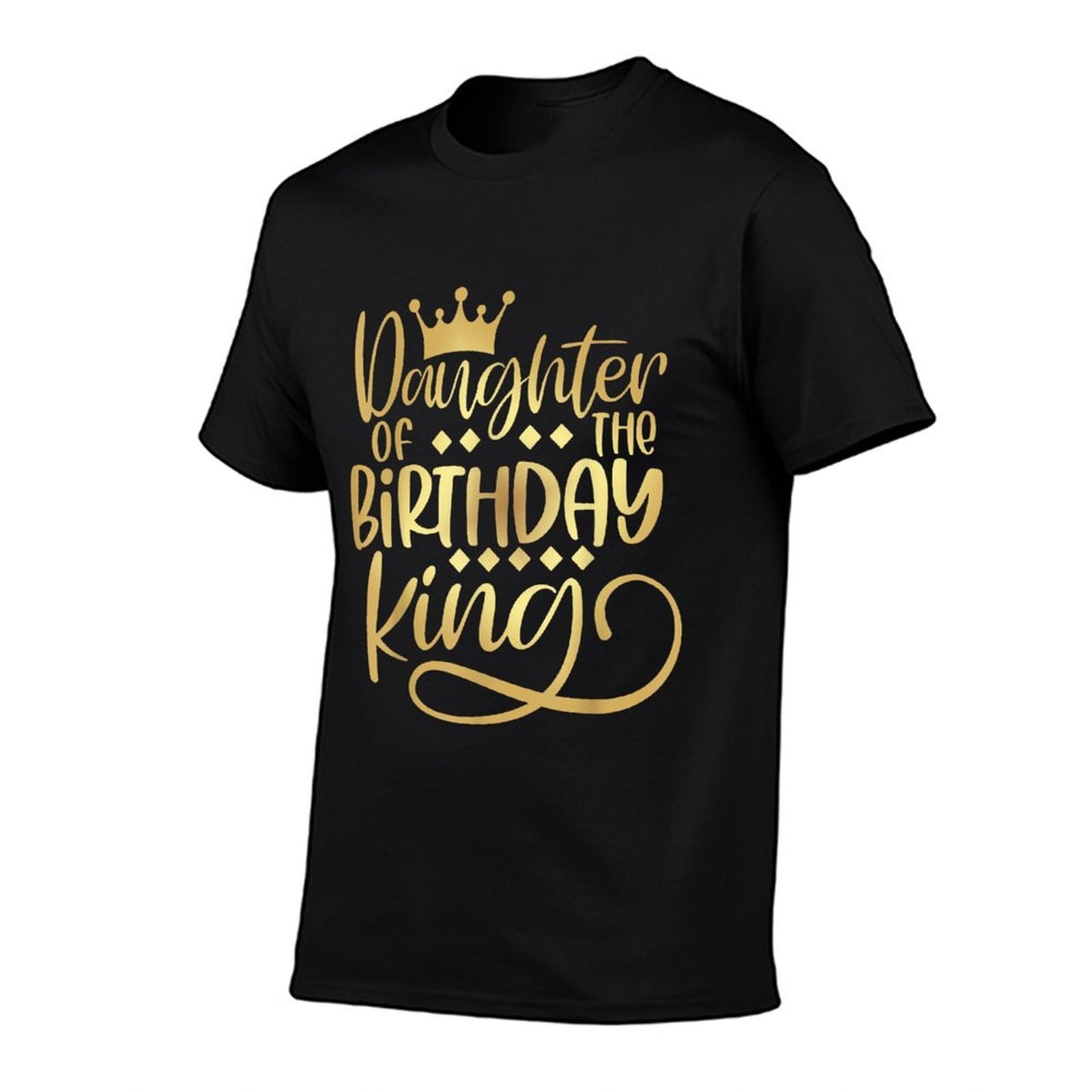 Daughter Of The Birthday King Boys Bday Party Gift For Him  Heathered Texture T-Shirt