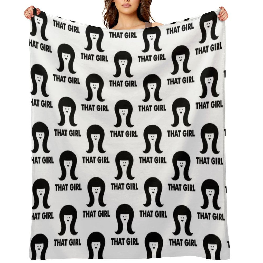 THAT GIRL Lightweight Throw Blanket