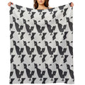 BLACK CAT・5 Easy Care Throw Blanket