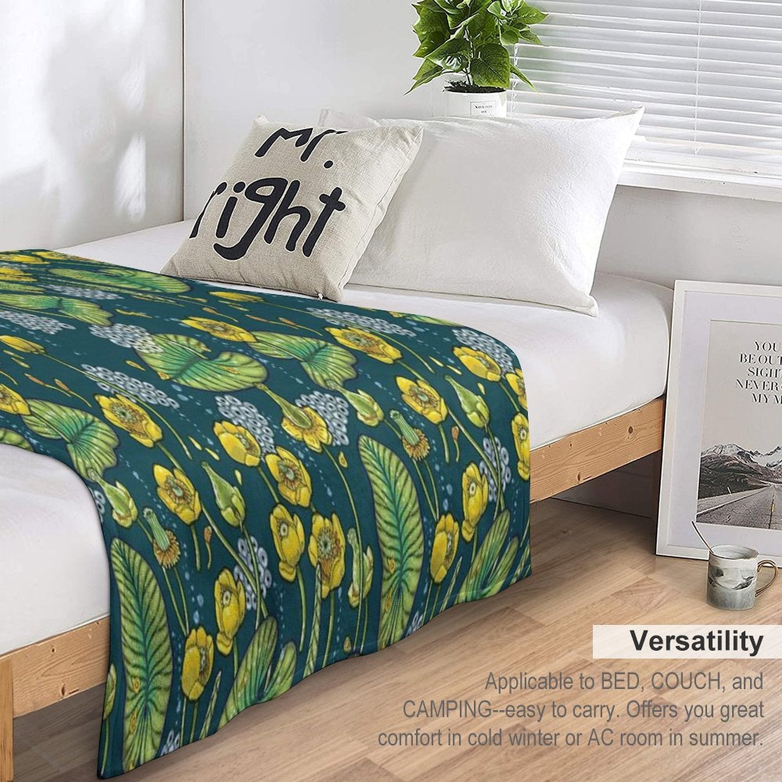 River of Mystery Durable Throw Blanket