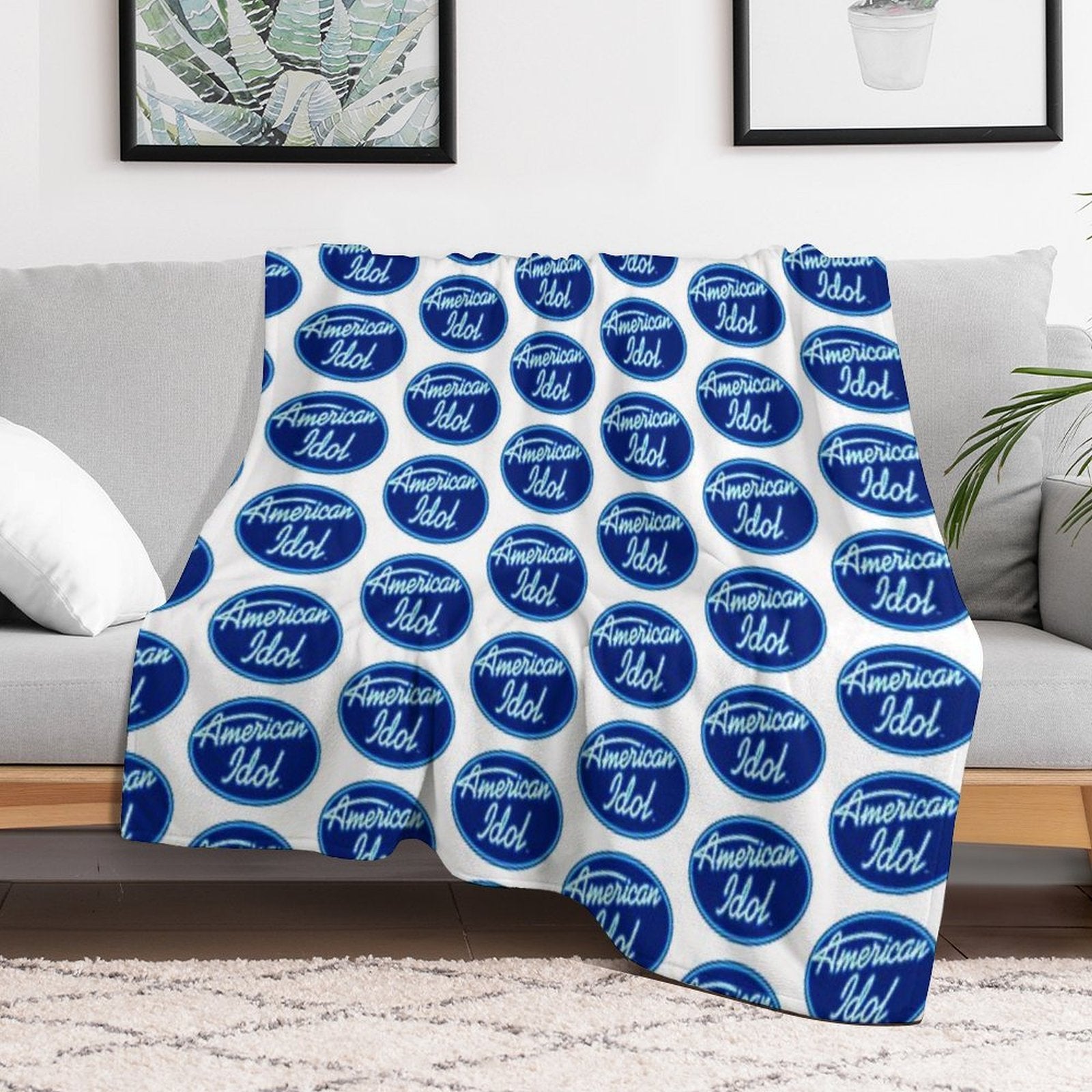 American Idol Sticker Velvety-soft Throw Blanket
