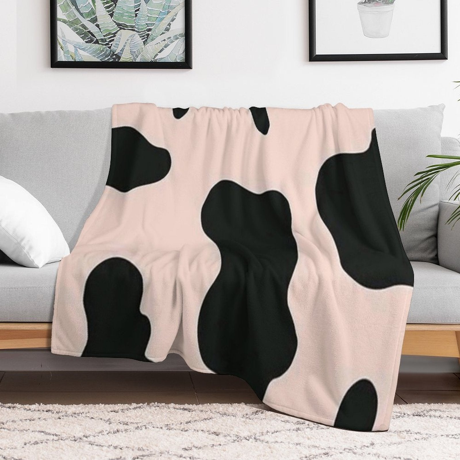 Mooo Comfort Throw Blanket