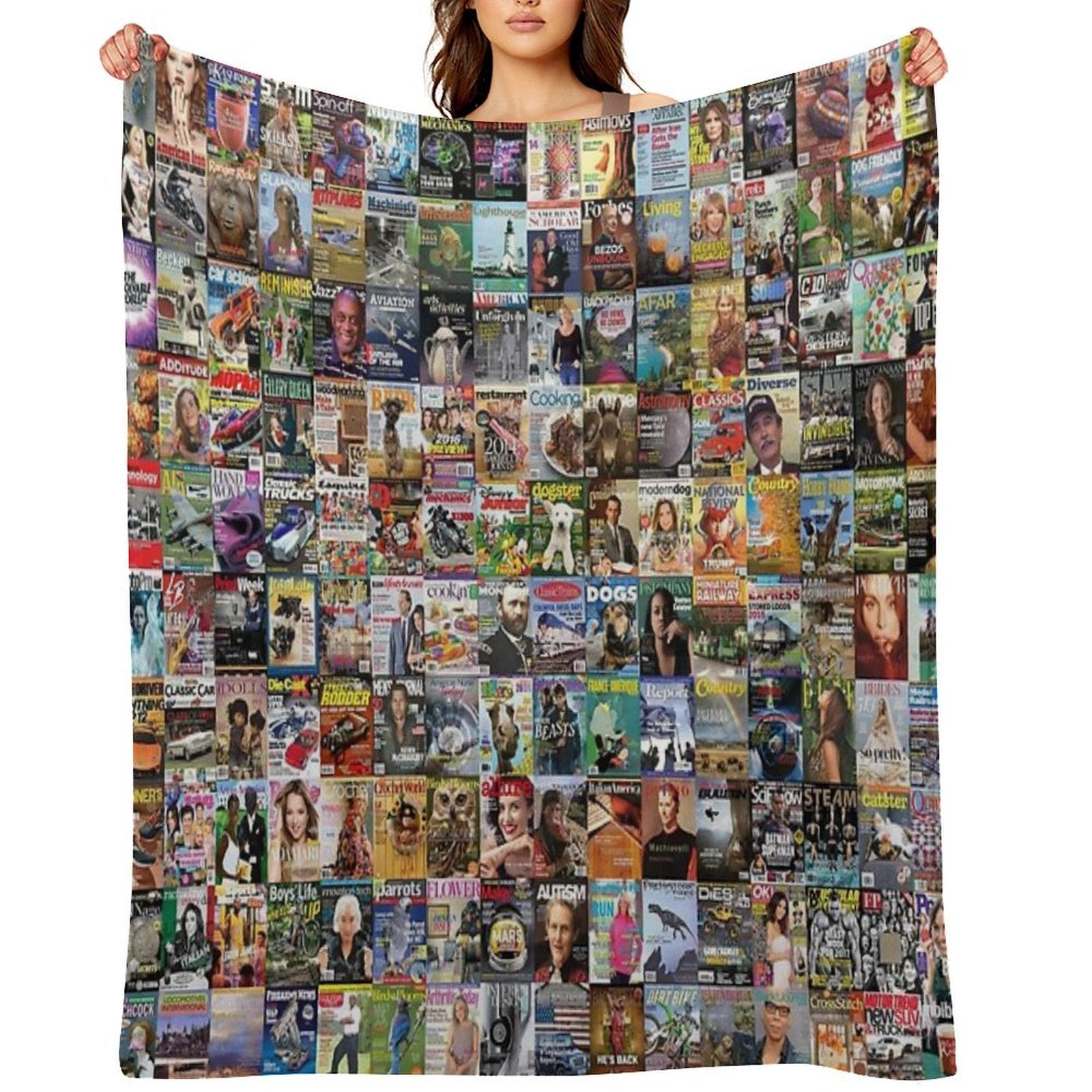 Magazines Eco-conscious Throw Blanket