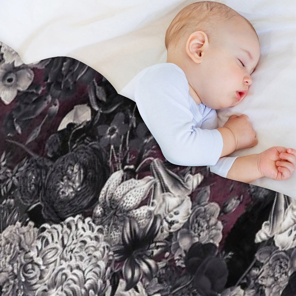 Night Garden XXXIV Comfort Throw Blanket