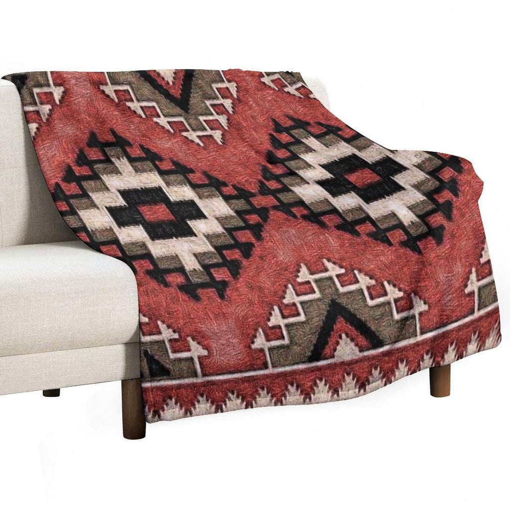 Tribal Pattern 3 Versatility Throw Blanket