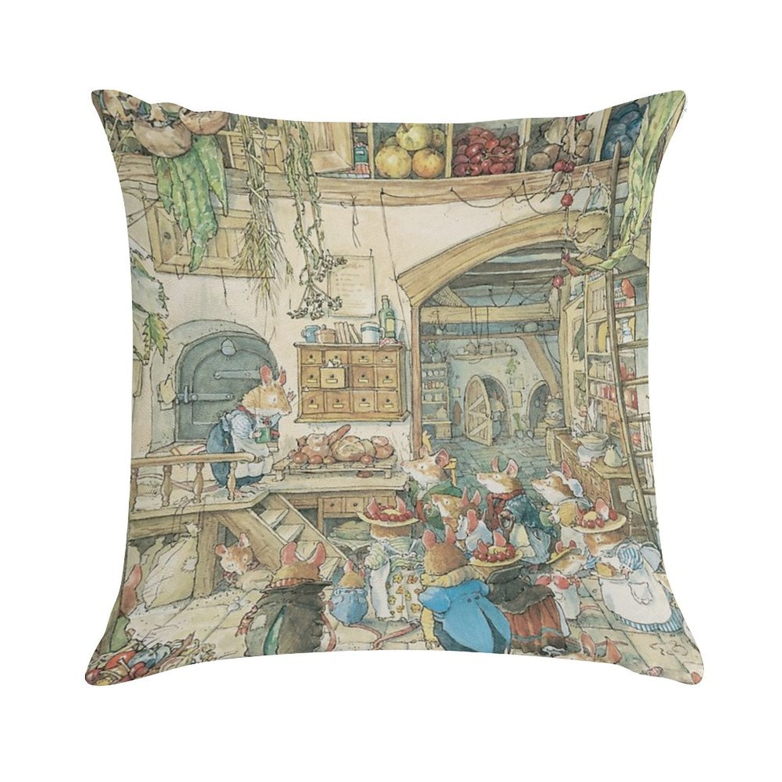 The Fruits of The Hedge Soft Home Decor Throw Pillow